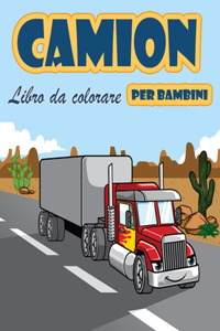 Camion Libro da colorare per bambini