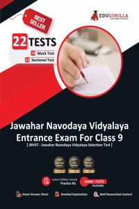 Jawahar Navodaya Vidyalaya Entrance Class 9 Book 2023 (English Edition) - 6 Mock Tests, 8 Sectional Tests, 3 Previous Year Papers (1100 Solved Questions) with Free Access to Online Tests