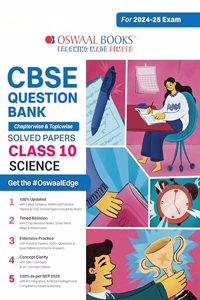 Oswaal CBSE Question Bank Class 10 Science Hardcover Book, Chapterwise and Topicwise Solved Papers For Board Exams 2025