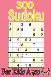 300 sudoku for kids ages 4-8