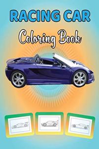 Racing Car Coloring Book