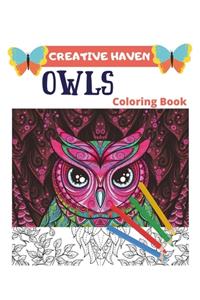 Creative Haven Owls Coloring Book