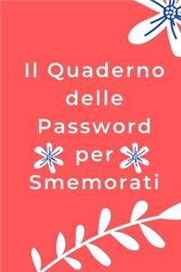 Il Quaderno delle Password per Smemorati
