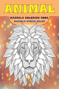 Mandala Coloring Book Animal - Mandala Stress Relief