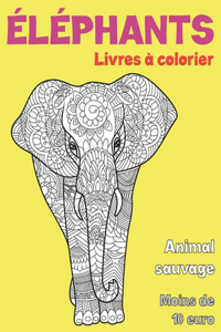 Livres à colorier - Moins de 10 euro - Animal sauvage - Éléphants