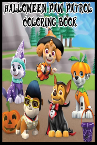 Halloween Paw Patrol Coloring Book