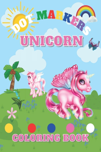 dot markers unicorn coloring book