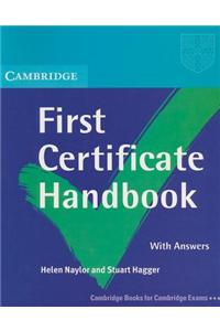 Cambridge First Certificate Handbook with Answers