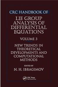 CRC Handbook of Lie Group Analysis of Differential Equations, Volume III