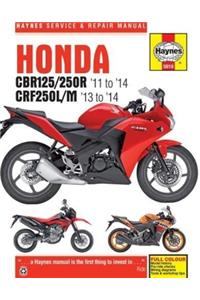 Honda Cbr125r, Cbr250r & Crf250l/M, '11-'14