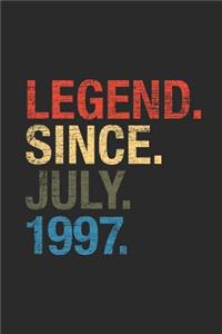 Legend Since July 1997
