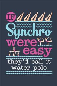 If Synchro Were Easy They'd Call It Water Polo