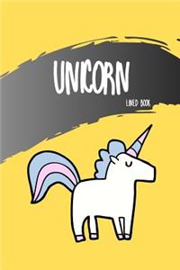 Unicorn Lined Book