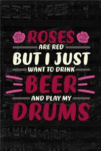 Drums Manuscript Notebook