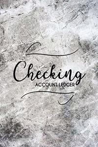 Checking Account Ledger