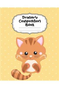 Cat Primary Composition Book
