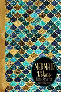 Mermaid Vibes Hair Stylist Appointment Book