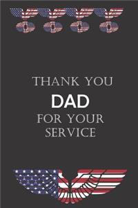Thank You Dad For Your Service
