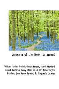 Criticism of the New Testament