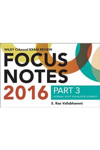 Wiley CIAexcel Exam Review 2016 Focus Notes