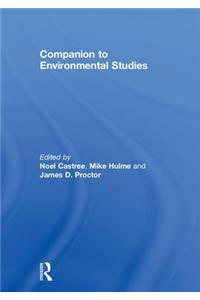 Companion to Environmental Studies