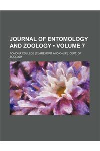 Journal of Entomology and Zoology (Volume 7)