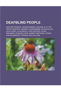 Deafblind People