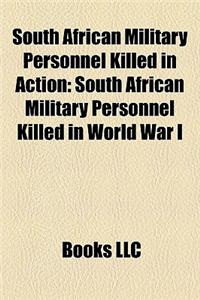 South African Military Personnel Killed in Action