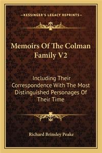 Memoirs Of The Colman Family V2