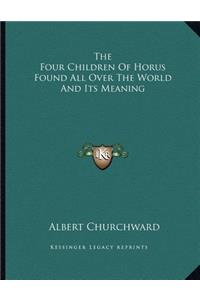 The Four Children of Horus Found All Over the World and Its Meaning