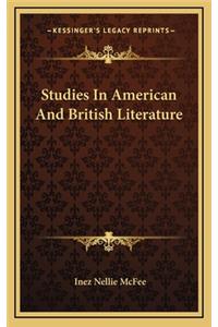 Studies in American and British Literature