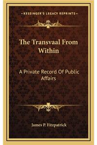 The Transvaal from Within
