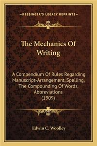 Mechanics of Writing