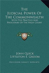 Judicial Power Of The Commonwealth