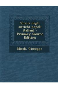 Storia Degli Antichi Popoli Italiani