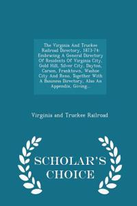 Virginia and Truckee Railroad Directory, 1873-74