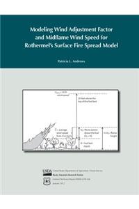 Modeling Wind Adjustment Factor and Midflame Wind Speed for Rothermel's Surface