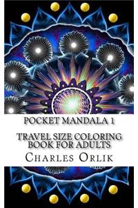 Pocket Mandala 1 - Travel Size Coloring Book for Adults