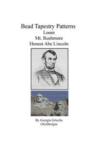 Bead Tapestry Patterns for Loom Mt. Rushmore Honest Abe Lincoln