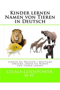 Kinder lernen Namen von Tieren in Deutsch