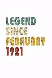 Legend Since February 1921