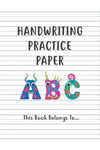 Handwriting Practice Paper