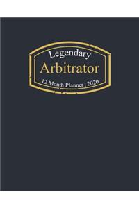 Legendary Arbitrator, 12 Month Planner 2020