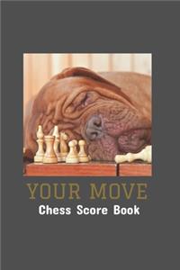 Your Move Chess Score Book