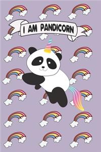 I am Pandicorn Gift for Girls