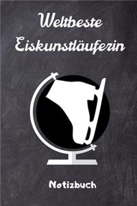 Weltbeste Eiskunstläuferin Notizbuch: A5 Notizbuch PUNKTIERT für Eiskunstläufer - Eiskunstlauf - Training - Geschenkidee - Eiskunstlauf - Schlittschuhlaufen - Schlittschuhe - Wintersport