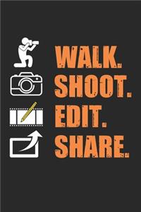 Walk. Shoot. Edit. Share.