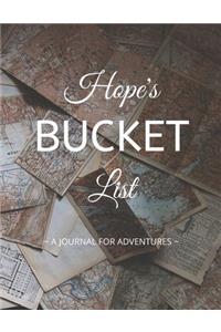 Hope's Bucket List