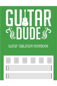 Guitar Tablature Notebook
