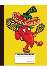 Mexican Hot Pepper Composition Notebook